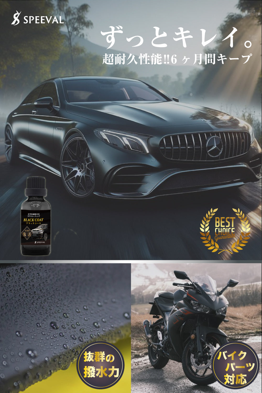 未塗装樹脂復活コーティング剤 20ml 6ヶ月間
