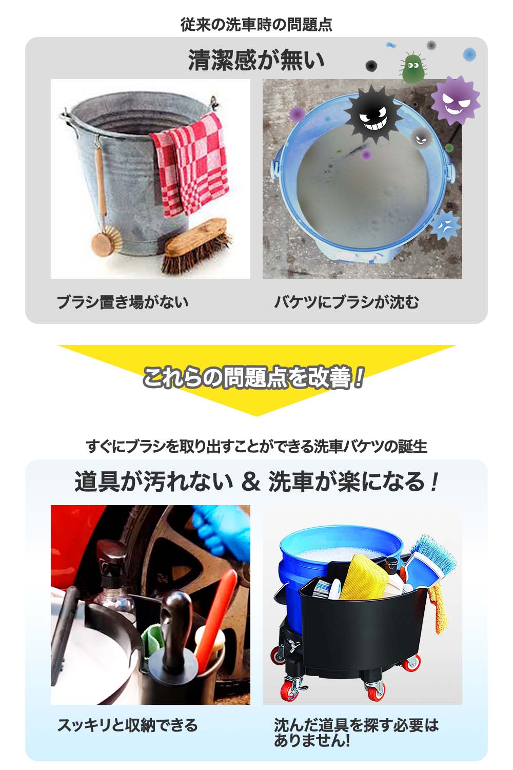 バケットナイザー バケツ 横付け