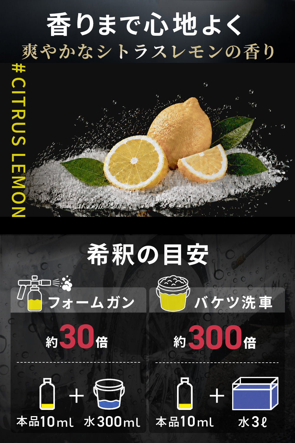 Prism Guard イエロー カーシャンプー 酸性 500ml
