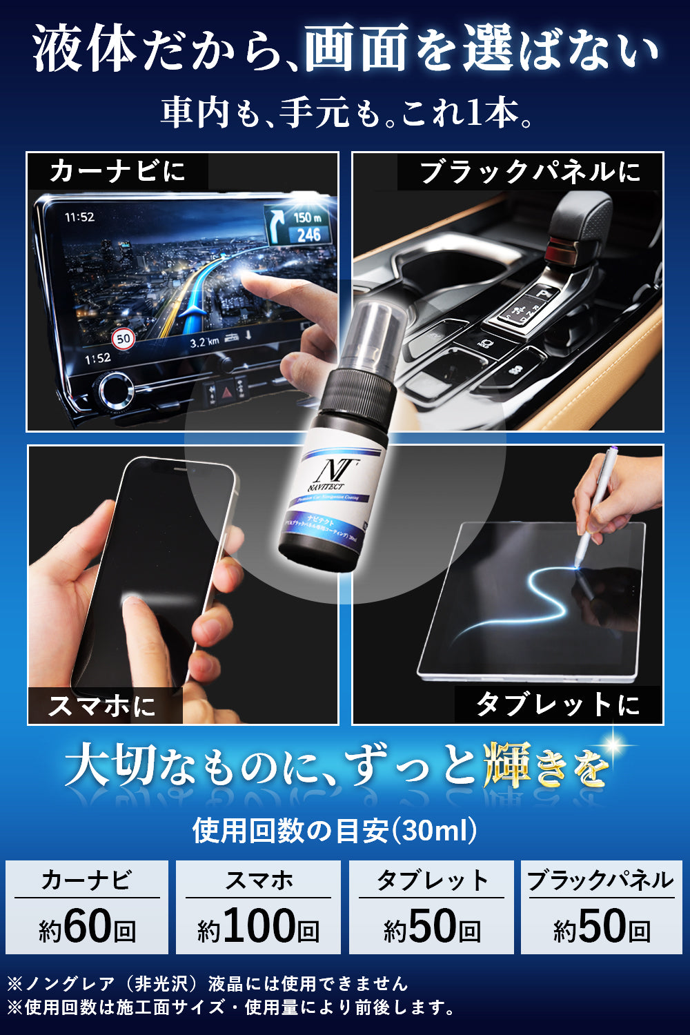 SPEEVAL NAVITECT  カーナビコーティング剤   30ml