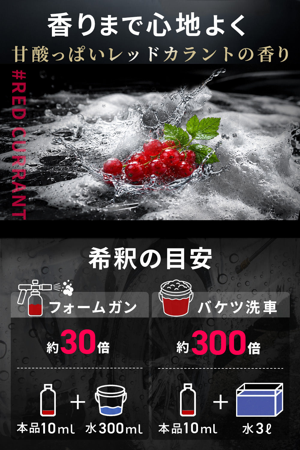 Prism Guard レッド カーシャンプー 中性 500ml