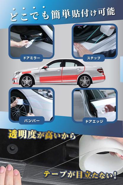 プロテクションフィルム ヘラ付き クリア